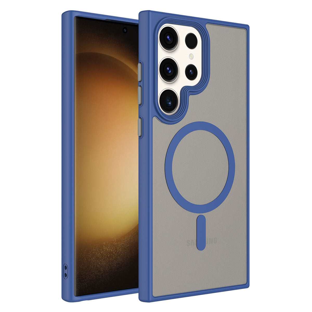 Cepax Matte Magsafe Galaxy S23 Ultra Mat Arka Yüzey Kablosuz Şarj Özellikli Telefon Kılıfı - 2 Cepax Matte Magsafe Galaxy S23 Ultra Mat Arka Yüzey Kablosuz Şarj Özellikli Telefon Kılıfı - 2